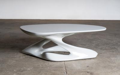  Amorph Plie Coffee Table in White Lacquere by Amorph