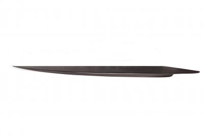 Amorph Riva wall mounted shelf in Ebony stain on Walnut wood