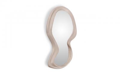  Amorph Rose wall mirror in Whitewash stain on Ash wood