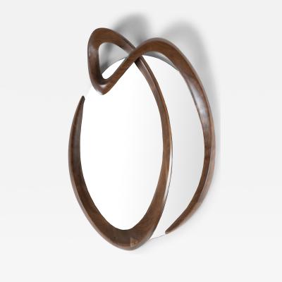  Amorph Saba Wall Mirror in Natural stain on Walnut wood by Amorph