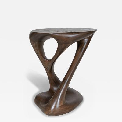  Amorph Sasha Side Table Solid Ash wood Graphite Walnut stain by Amorph