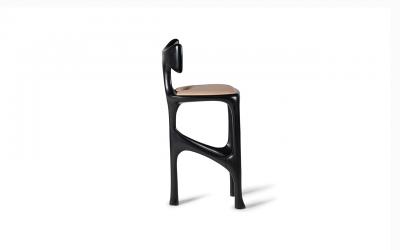  Amorph Serin stool in Ash Ebony stain counter height