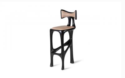  Amorph Serin stool in Ash Ebony stain counter height