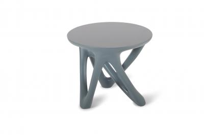  Amorph Ya side table in Gray lacquer finish