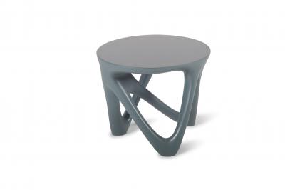  Amorph Ya side table in Gray lacquer finish