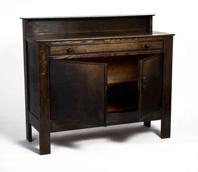  Amsterdam School Amsterdam School Oak Sideboard by Meubelfabriek L O V circa 1915 1925