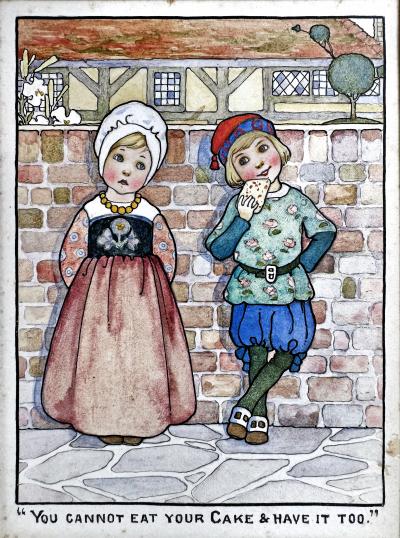  Amy Millicent Sowerby The Wise Book Childrens Book Illustration Woman Illustrator Arts and Crafts