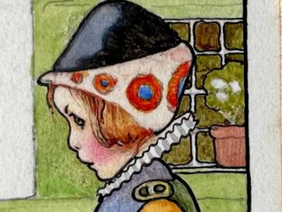  Amy Millicent Sowerby Three Children Book Illustration Female Illustrator Turn of the Century