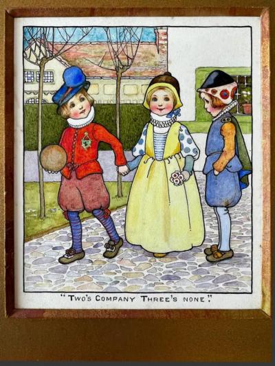  Amy Millicent Sowerby Three Children Book Illustration Female Illustrator Turn of the Century