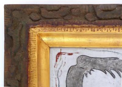  Angel Botello Angel Botello Abstract Oil Painting on Board Latin Artist