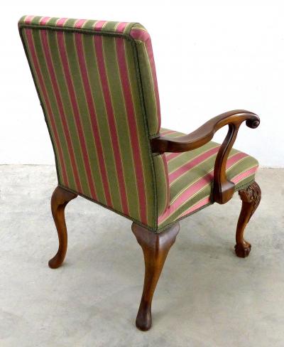  Angelo Cappellini Angelo Cappellini Chippendale Style Armchairs pair