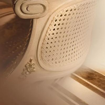  Angelo Cappellini Diderot Carved Armchair