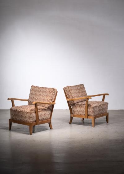 Anna L lja Praun Pair of Anna Lulja Praun armchairs