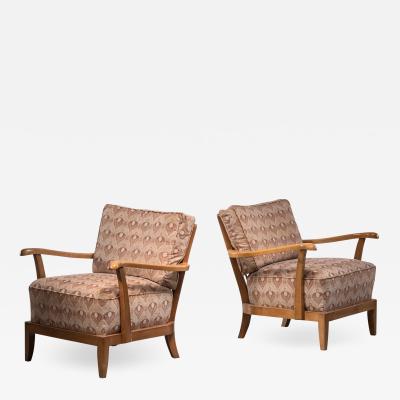  Anna L lja Praun Pair of Anna Lulja Praun armchairs