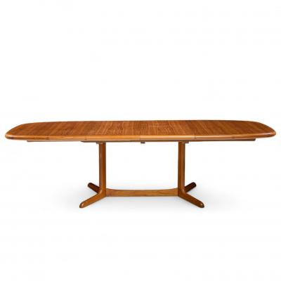  Ansager Mobler Ansager Mobler Danish Teak Hidden Leaf Expanding Dining Table with 2 Leaves