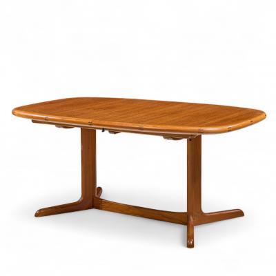  Ansager Mobler Ansager Mobler Danish Teak Hidden Leaf Expanding Dining Table with 2 Leaves