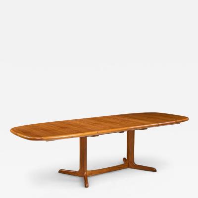  Ansager Mobler Ansager Mobler Danish Teak Hidden Leaf Expanding Dining Table with 2 Leaves