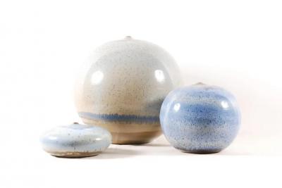  Antonio Lampecco Antonio Lampecco Set of 3 Spherical Ceramics