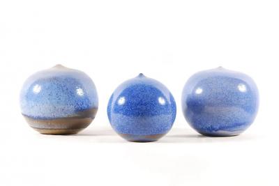  Antonio Lampecco Antonio Lampecco Set of 3 Spherical Ceramics