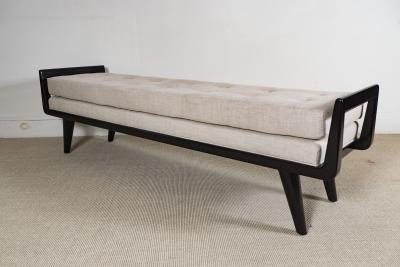  Appel Modern Mid Century style wood frame bench by Appel Modern