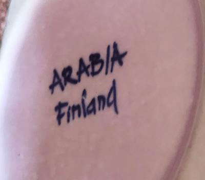  Arabia Arabia Table Lamps a pair from Mid Century Finland