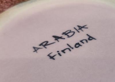  Arabia Arabia Table Lamps a pair from Mid Century Finland