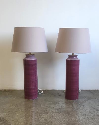  Arabia Arabia Table Lamps a pair from Mid Century Finland