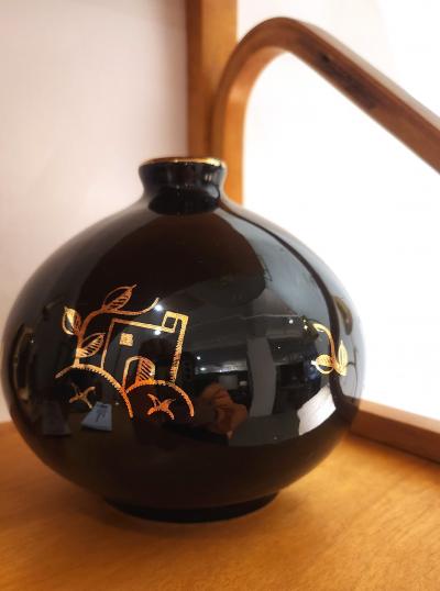  Arabia Art Deco Ceramic Vase by Arabia Finland 1930s