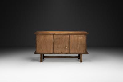  Aranjou Brutalist Sideboard by Aranjou France Second Half of 20th Century