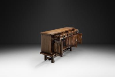  Aranjou Brutalist Sideboard by Aranjou France Second Half of 20th Century