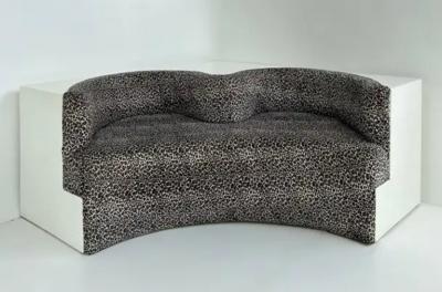  Archizoom Associati Archizoom Associati Safari Lounge 2 Piece Sectional Sofa in Fiberglass Italy