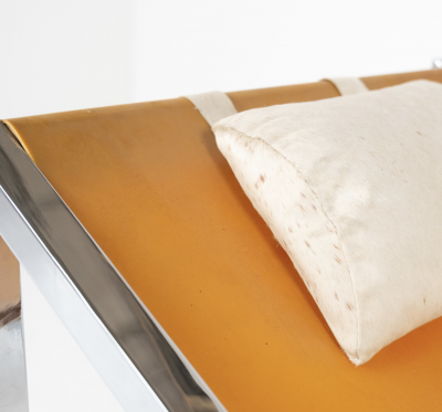  Archizoom Associati Mid Century Modern Mies Lounge Chair with Ottoman by Archizoom Associati 1960