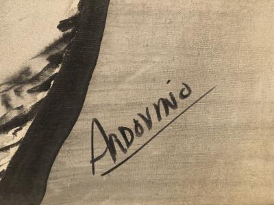  Ardovino Coco Chanel painting Signed Ardovino Oil on Canvas