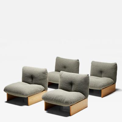  Arflex Mid Century Modular Lounge Chairs for Arflex Italy 1970s