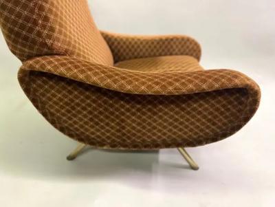 Arflex Pair of Original Italian Mid Century Lady Chairs by Marco Zanuso Arflex