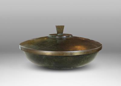  Argentor Bronce Lidded Bowl by Argentor Bronce