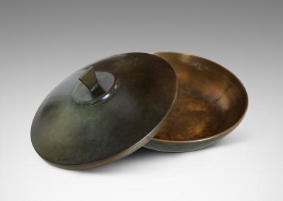  Argentor Bronce Lidded Bowl by Argentor Bronce