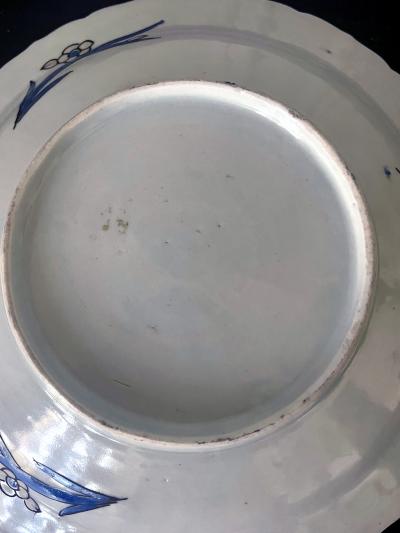  Arita Pair Antique Japanese Artia Ceramic Cabinet Plates