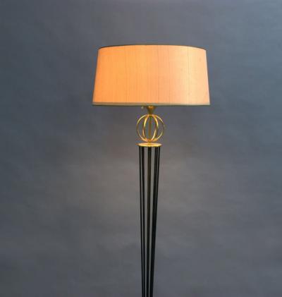  Arlus Fine French 1950s Floor Lamp by Arlus