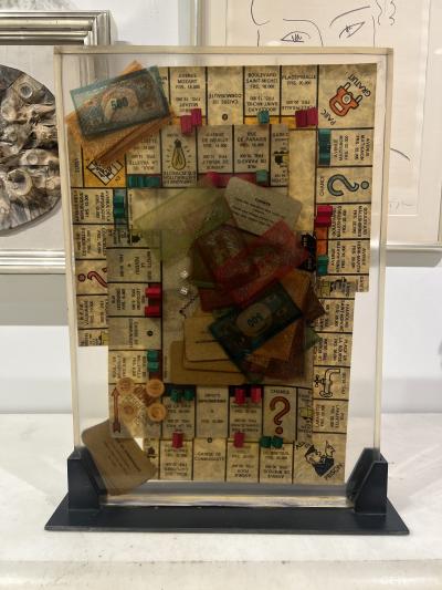  Arman Monopoly Inclusion Resin Sculpture