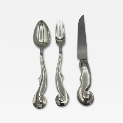  Arman Set of 3 serving pieces designed by French sculptor Armand