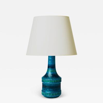  Arnold Wiigs Fabrikker Table Lamp in Saturated Blue Tones by Arnold Wings Fabrikker