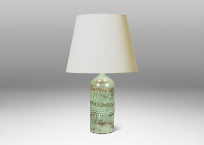  Arnold Wiigs Fabrikker Tall Table Lamp in Celadon Black by Arnold Wiigs Fabrikker