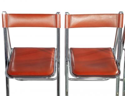  Arrben Italy Set of 4 Tamara Folding Chairs by Arrben Italy