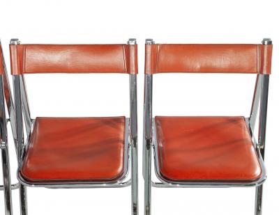  Arrben Italy Set of 4 Tamara Folding Chairs by Arrben Italy