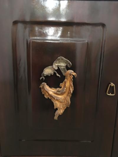  Arredamento Borsani Mahogany Credenza by Osvaldo Borsani for Arredamenti Borsani Italy 1948