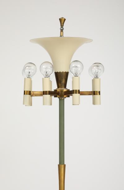  Arredoluce 1950s Italian Arredoluce Style Mid Century Modern Brass Tripod Floor Lamp