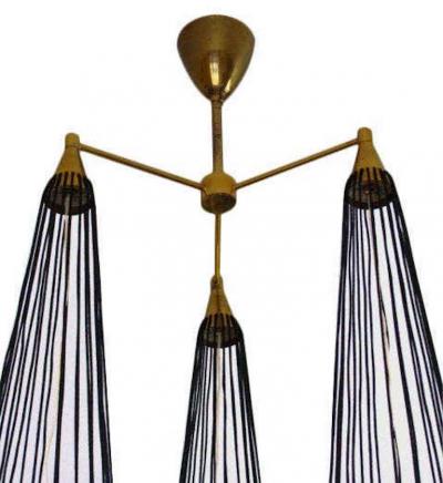  Arredoluce 1950s Italian Chandelier by Arredoluce