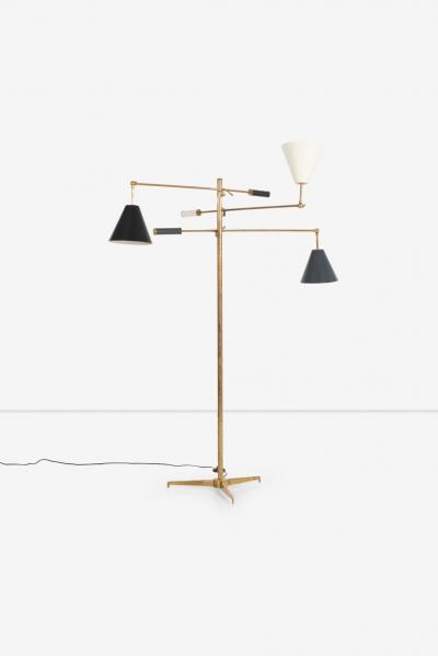  Arredoluce Angelo Lelii for Arredoluce Triennale Floor Lamp model 12128 Italy c 1947