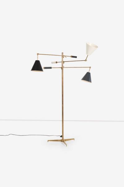  Arredoluce Angelo Lelii for Arredoluce Triennale Floor Lamp model 12128 Italy c 1947